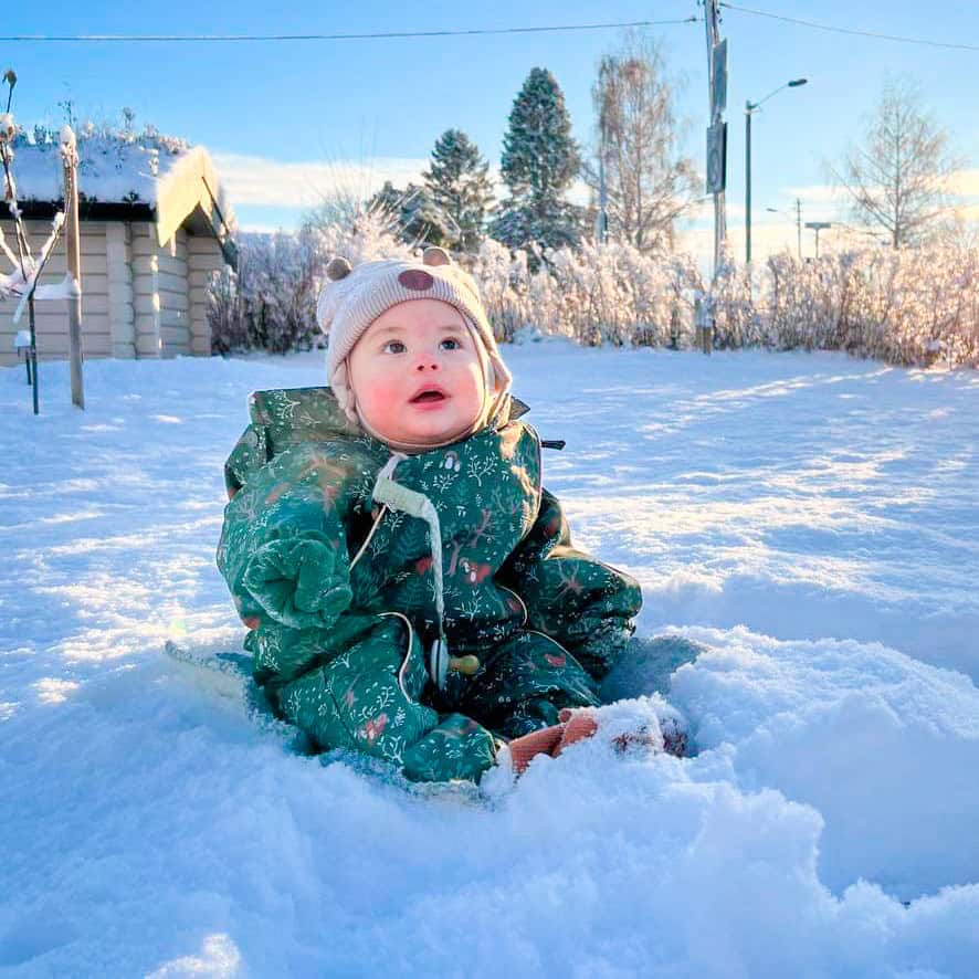baby sitter i snøen lørenfallet