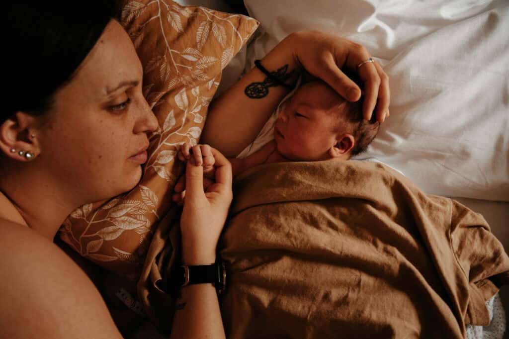 Noah 1 dag gammal baby på barselhotell ABC-ullevål.