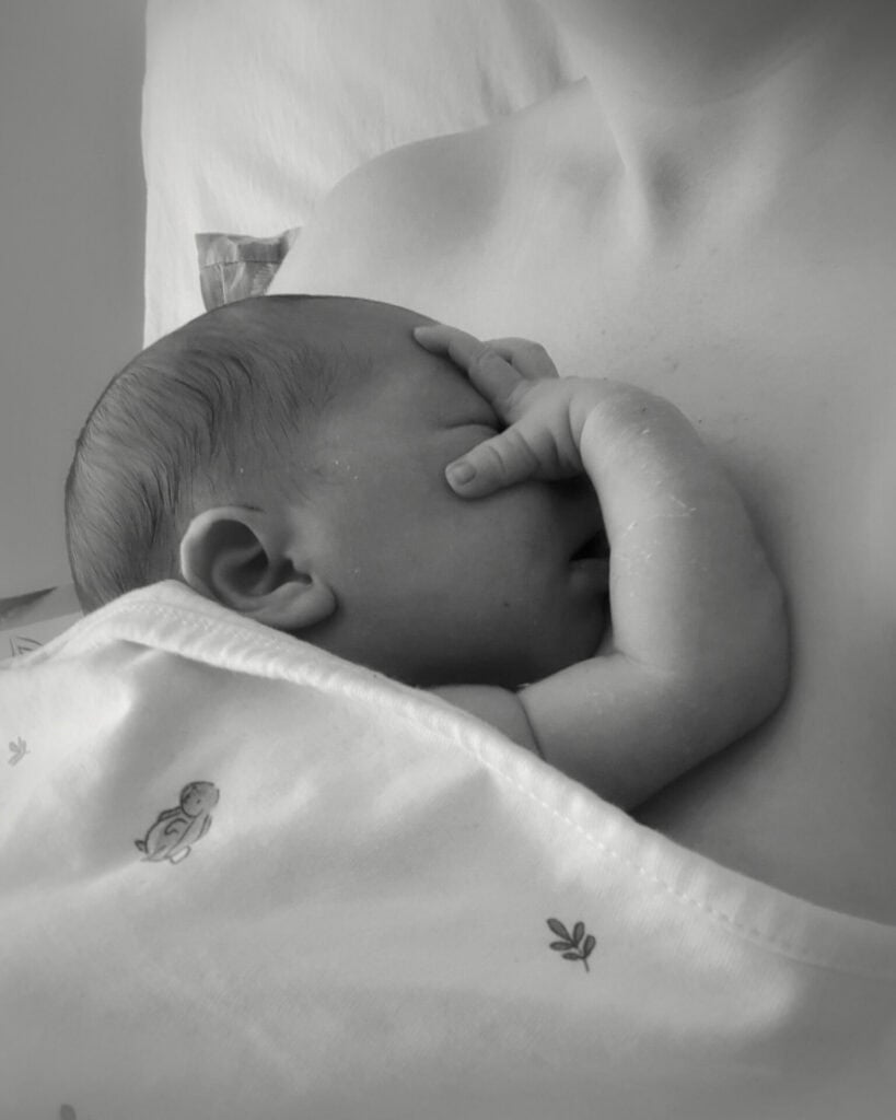 Noah 1 dag gammal baby på barselhotell ABC-ullevål.