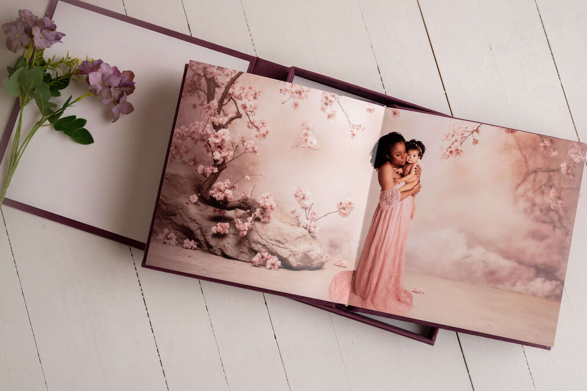 Fotobok luksus med 40 bilder. Håndlaget i Norge