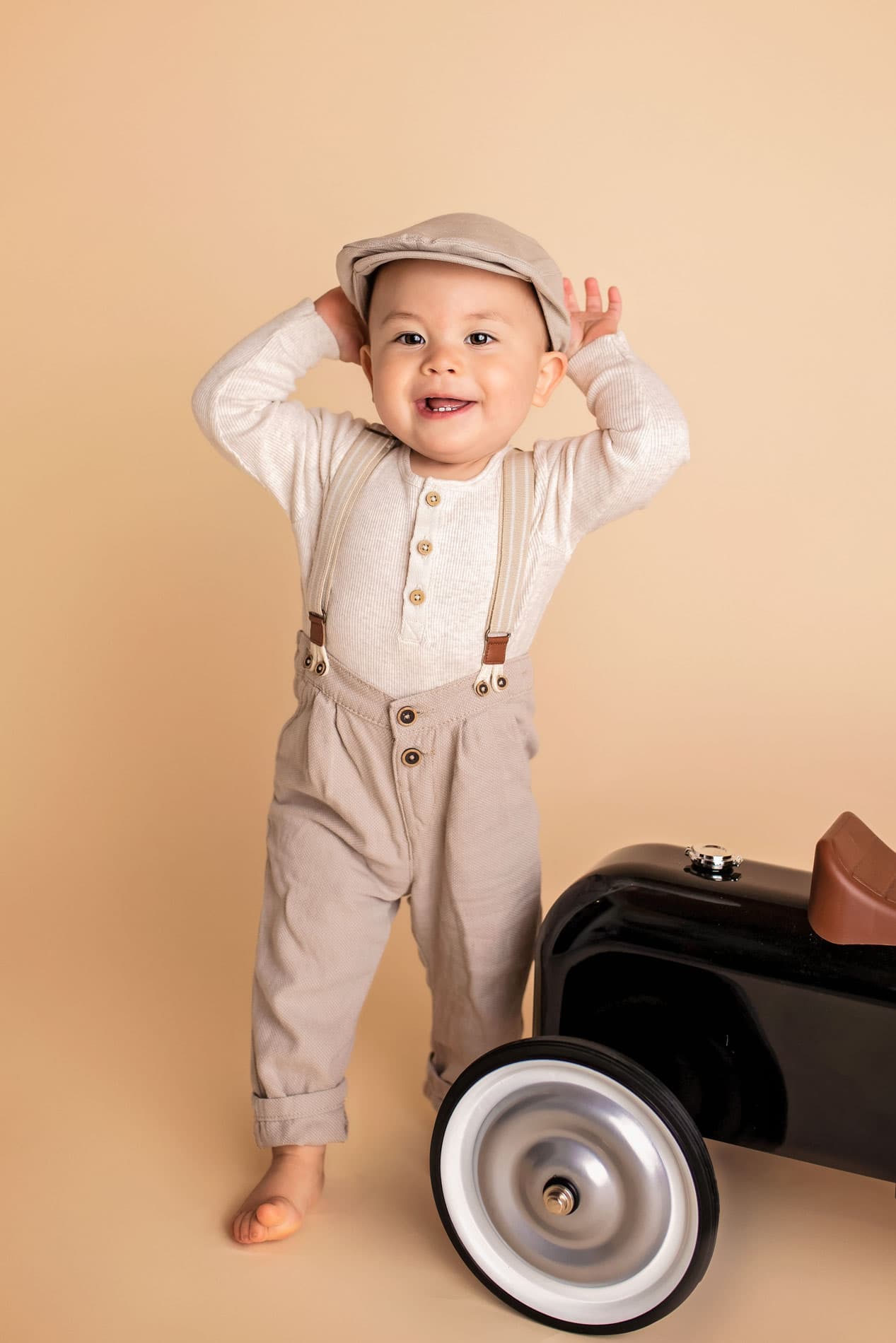 1 års portrett i studio fotograf lørenfallet