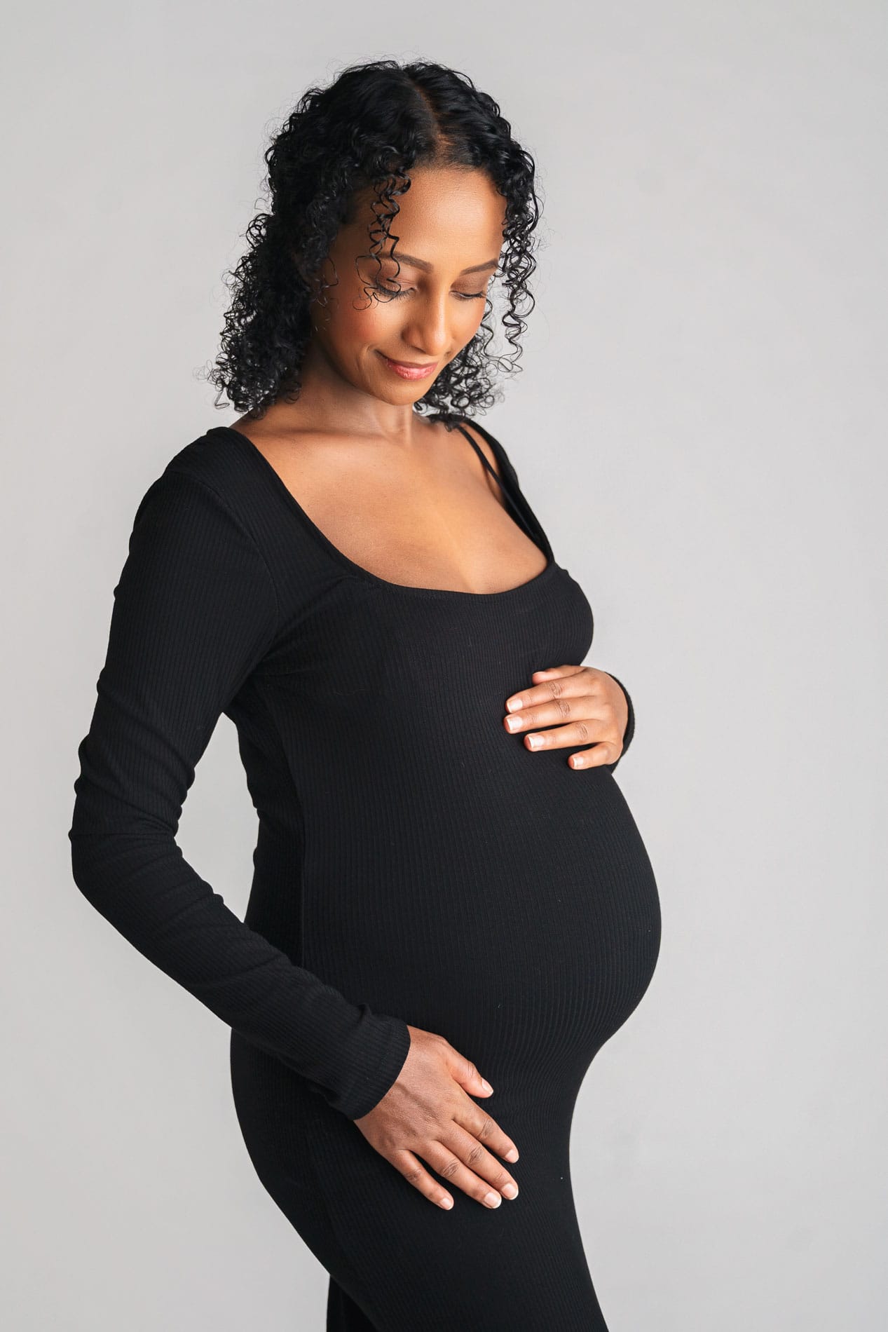 gravid bilde i studio lørenfallet