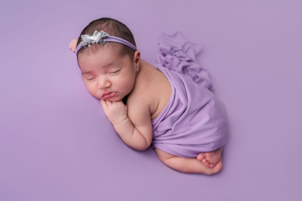 nyfødt foto lilla jente lillestrøm