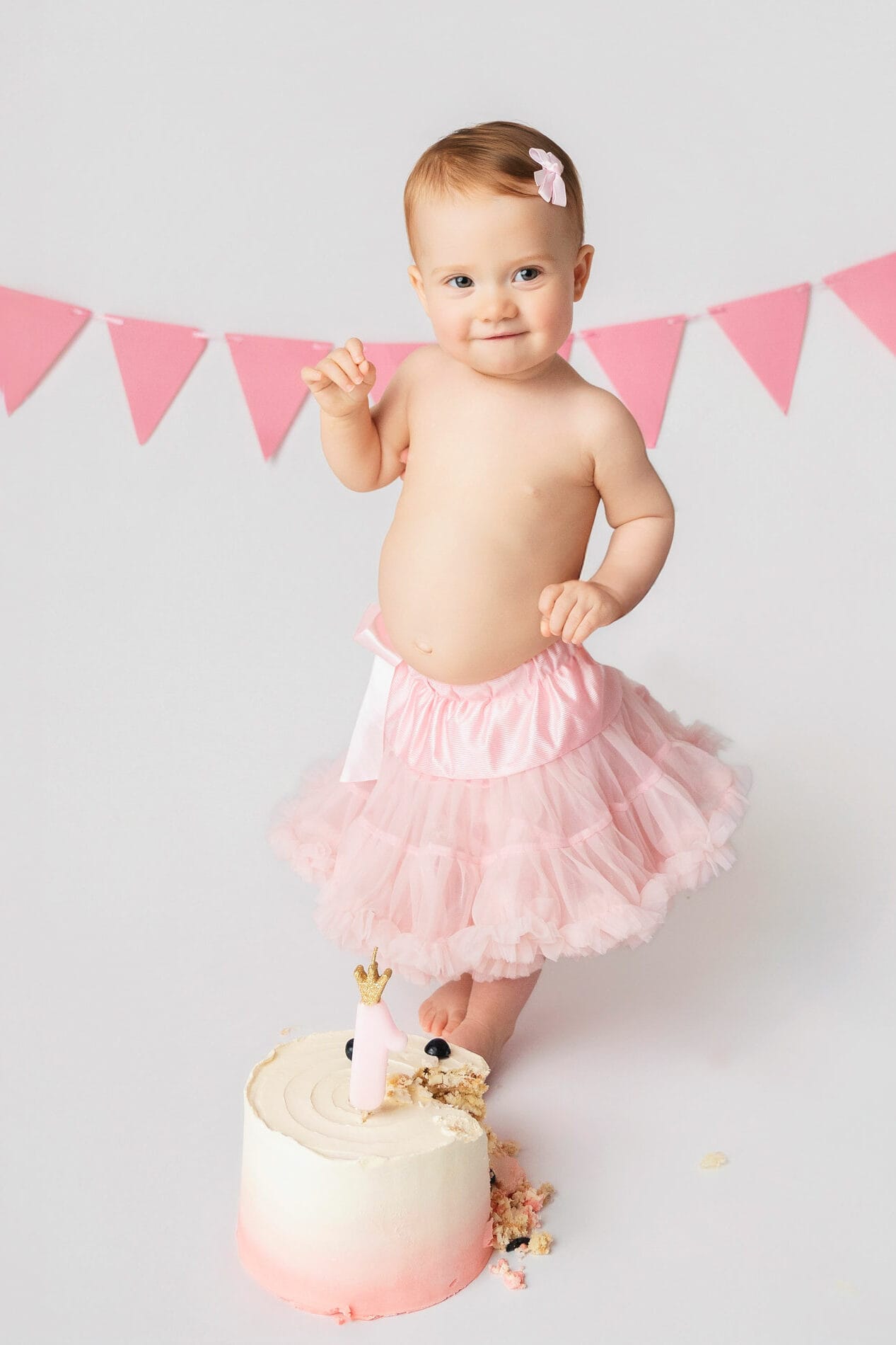 smash the cake fotografering med rosa kake lillestrøm