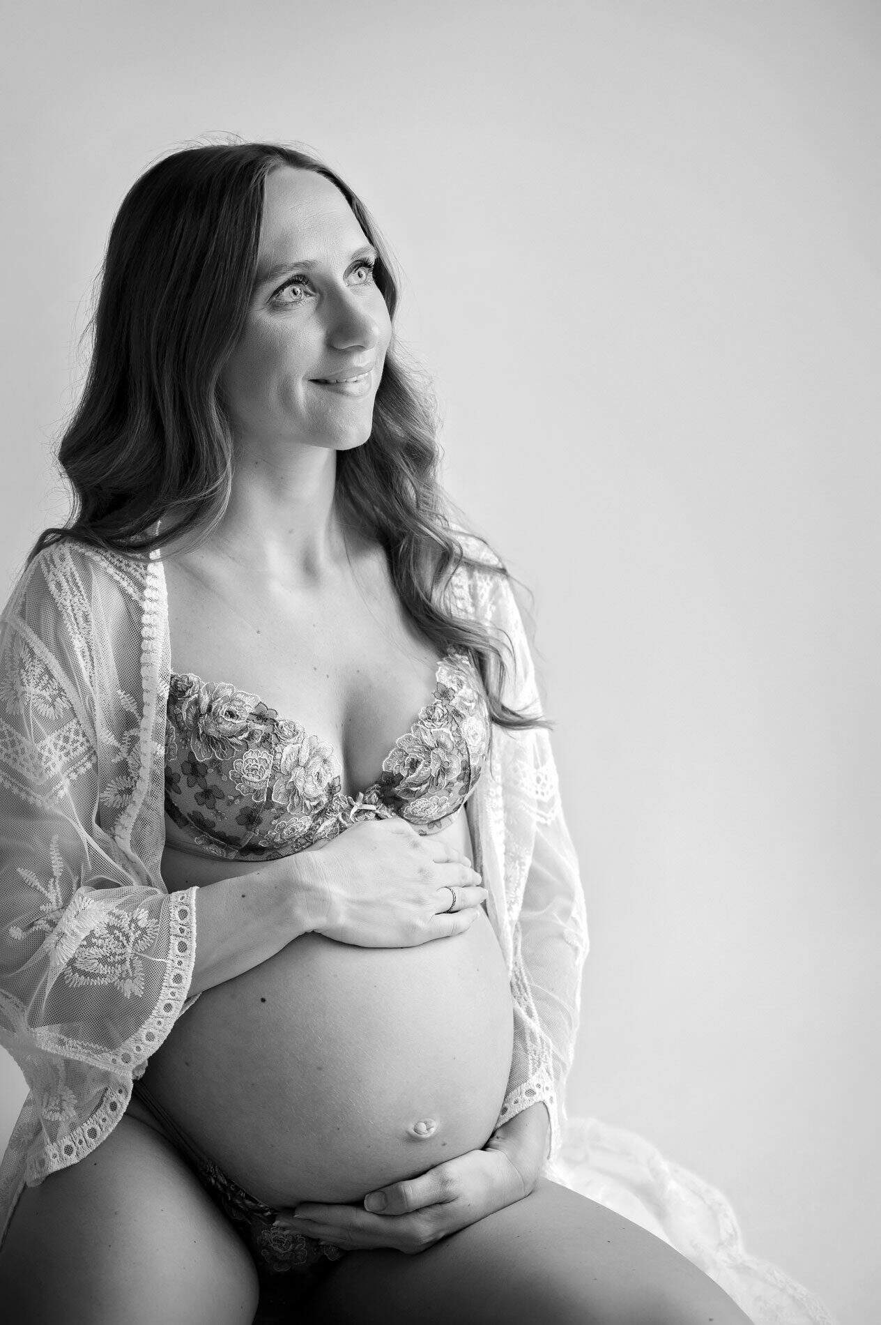 sort hvit gravid bilde lillestrøm