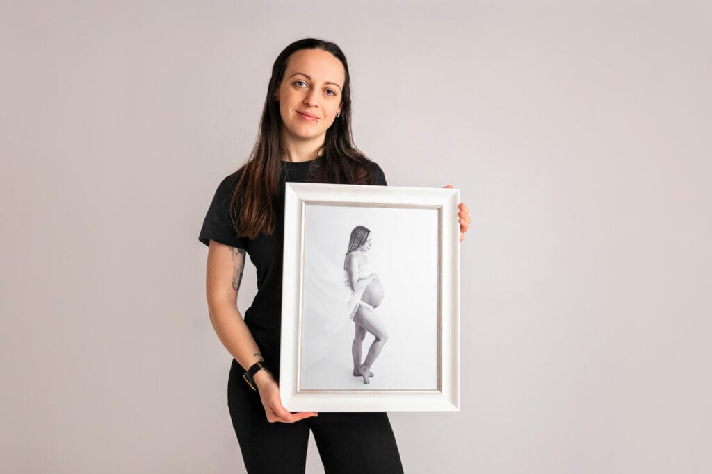 veggbilde gravid foto lillestrøm