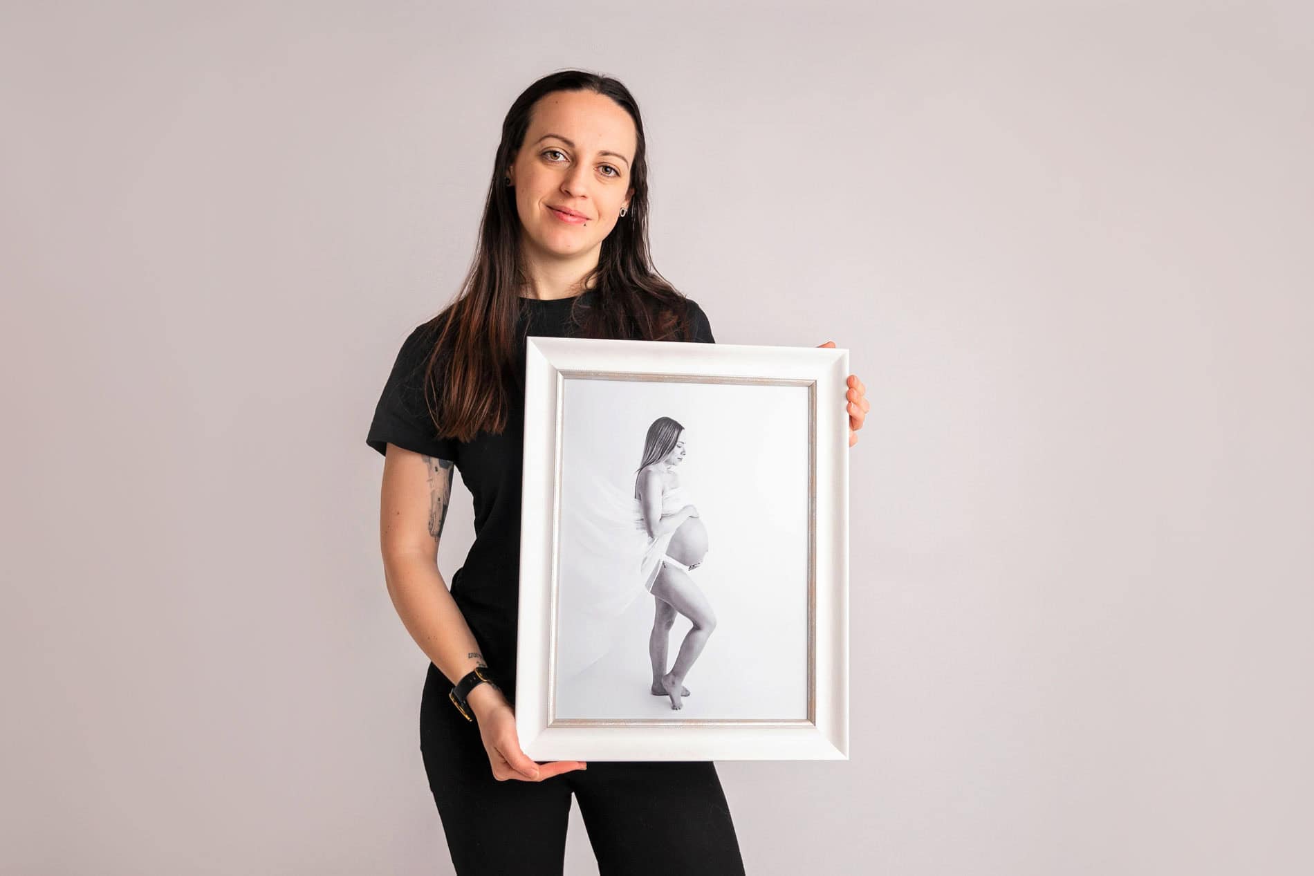 veggbilde gravid foto lillestrøm