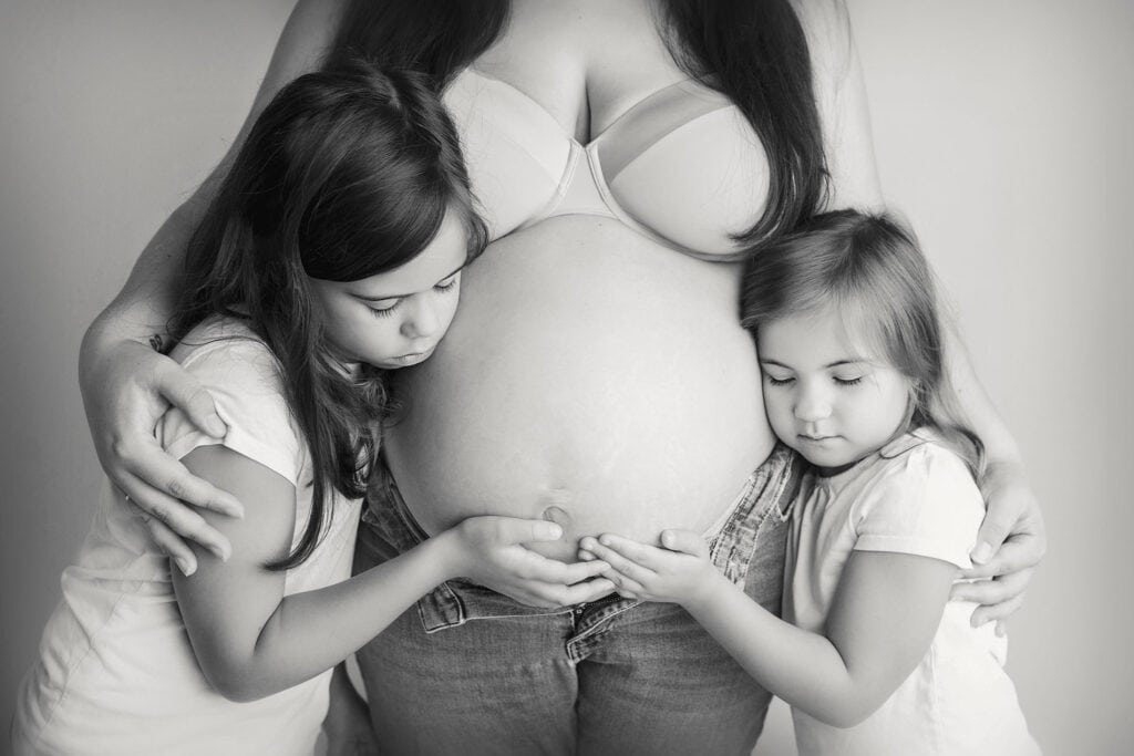 venter på lillebror gravid fotografering lørenfalelt